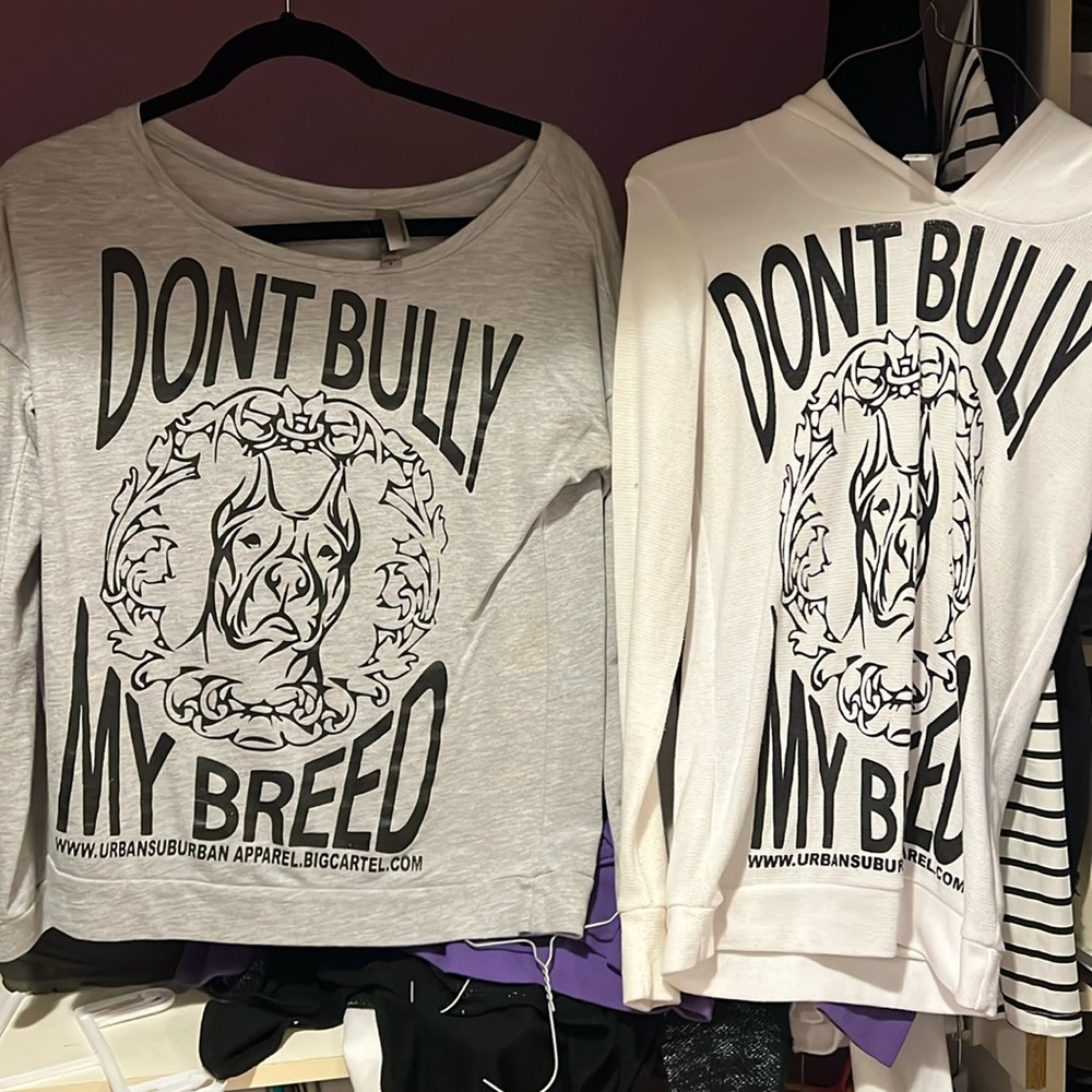 Urban apparel Don’t bully my breed long sleeves